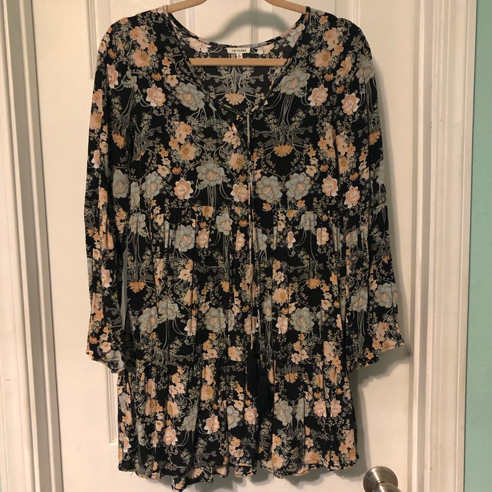 Floral printed women’s dress